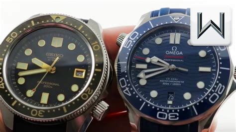 seiko prospex vs omega seamaster|Seiko Prospex water resistance.